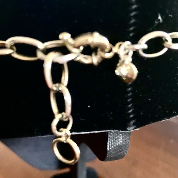 J. Crew Vibrant Orange & Gold Necklace. Statement - Picture 4 of 5